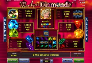 marilyn diamonds spielautomat online spiele